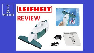 REVIEW Leifheit Window Vacuum Cleaner StreakFree Drying [upl. by Maffa]