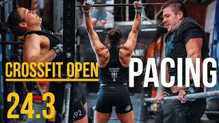 243 CrossFit Open PACING amp STRATEGY [upl. by Dlanar]