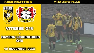 Zusammenfassung Vitesse U16  FC Bayern Leverkusen U16 Samstag 10 Dezember 2022 [upl. by Ittam]