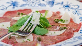 How to Make the Best Beef Carpaccio Recipe  Receta de Carne de Carpaccio  Carpaccio [upl. by Celinda]