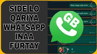 SIDA LOO XIRTO QORAALKA IYO CODKA WHATSAPPKA [upl. by Israeli]