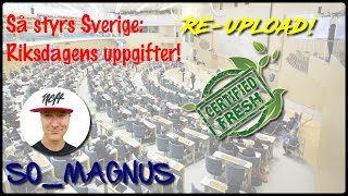 Reupload riksdagens sammansättning och uppgifter [upl. by Bathsheeb754]