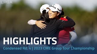 Condensed Rd 4  2023 CME Group Tour Championship [upl. by Aelyak321]