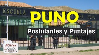 👮‍♂️ PUNO Postulantes y Puntajes 2022 Admisión EESTP [upl. by Sarat]