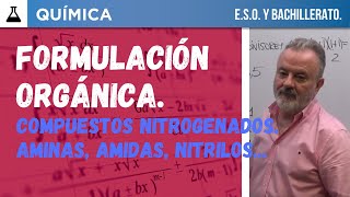 FORMULACIÓN ORGÁNICA LAS AMINAS [upl. by Arabele]