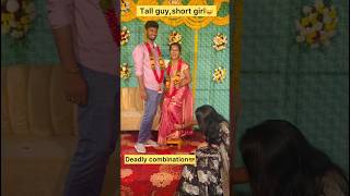 Short girls wedding stage pavangal 🤣 Engagement fun girls girl couplegoals marriage shorts [upl. by Barboza137]