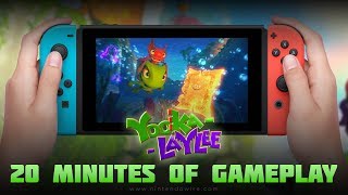 YookaLaylee  20 Minutes of Gameplay Nintendo Switch [upl. by Ridgley]