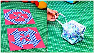 Patchwork series 10 various combination patterns And Handheld storage bag making tutorial [upl. by Atisor777]