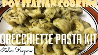 Orecchiette Pasta Kit with Broccoli Rabe Sauce POV Italian Cooking Special Episode [upl. by Eciram865]