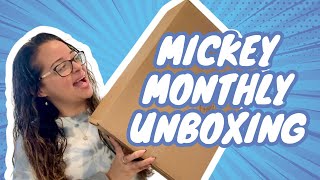 Mickey Monthly Unboxing Disney Subscription Box  DisneyLiving ‘24 [upl. by Rock]