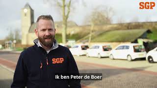 Kandidaat 5  Peter de Boer  Rouveen  SGP Staphorst [upl. by Ymmor796]