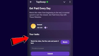 Get Paid Every Day  Tapswap Code  Get Paid Every Day with These Websites [upl. by Pascasia]