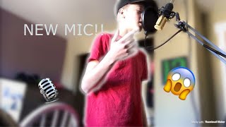 MY NEW MIC ZINGYOU BM800 CONDENSER MIC REVIEW [upl. by Brad972]