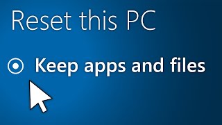 How to Reinstall Windows 10 Without Losing Apps Data or Files [upl. by Eniamrehc]