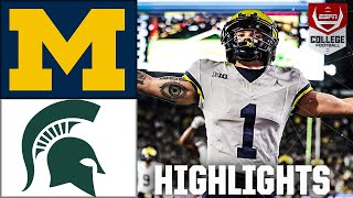 Michigan Wolverines vs Michigan State Spartans  Full Game Highlights [upl. by Sirred]