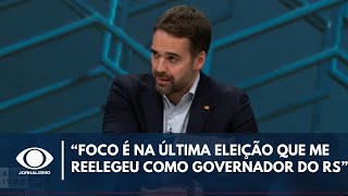 Cotado como candidato a presidência em 2026 Eduardo Leite diz que quotfoco é na última eleiçãoquot [upl. by Venice334]