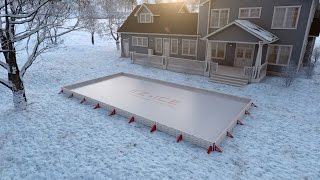 EZ ICE The 60 Minute Backyard Rink ™ [upl. by Enida]