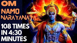 POWER CAPSULE OM NAMO NARAYANA MANTRA  108 TIMES IN 4 MINUTES [upl. by Manny306]