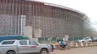 THE AMASAMAN ROAD INTERCHANGE ON COURSE  OFANKOR NSAWAM ROAD PROJECT [upl. by Eicul757]