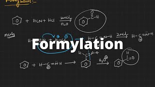 Formylation Electrophilic substitution Reaction mechanism JEE NEET and EMCET [upl. by Sabu]