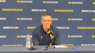 Dusty May discusses what Michigan Wolverines learned from 7270 loss to Wake Forest Demon Deacons [upl. by Aliehc926]