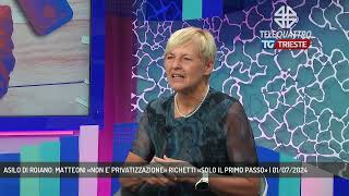 ASILO DI ROIANO MATTEONI «NON E PRIVATIZZAZIONE» RICHETTI «SOLO IL PRIMO PASSO»  01072024 [upl. by Yelsek858]