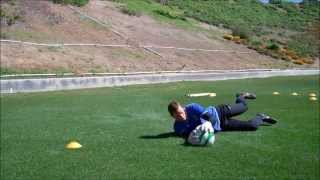 GOALKEEPER TRAINING BASIC BALL HANDLING [upl. by Jalbert283]