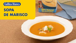 Sopa de marisco ¡Una deliciosa receta que debes probar 🥣🐟  Recetas Gallina Blanca [upl. by Llehsad]