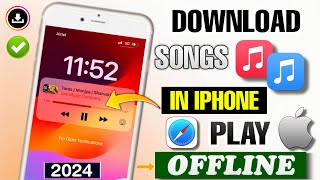 📥How To Download Songs In Iphone  Iphone Me Songs Download Kaise Karen  Iphone Songs Download 2024 [upl. by Troxell]