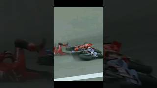 MARC MARQUEZ AND PECCO CRASH shorts motogp2024 marquez motogp [upl. by Lizbeth]