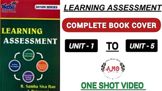 BEd ANU 3rd semester Learning Assessment full Vdo unit1 to unit 5  one shot video by Arpita mam [upl. by Aurelia]