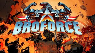 Broforce Forever  All Bosses  Endings No Damage [upl. by Bates]