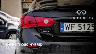 Infinti Q50 Hybrid Sport Exhaust over 3000 RPM sound [upl. by Katie236]