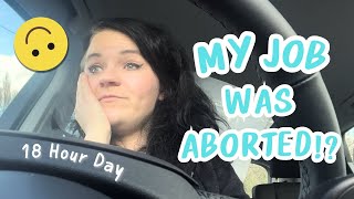 My job was ABORTED 18 Hour Day  A day in the life of a Female Trade Plate Driver  Vlog 2 [upl. by Ettenahc]