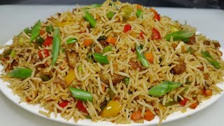 Veg Fried Rice Restaurant Style  वेज़ फ्रा़इड राइस  Street Style Fried Rice  Chef Ashok Recipe [upl. by Elletnahc]