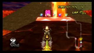 MKWii Fortside Volcano 9Paran [upl. by Chobot]