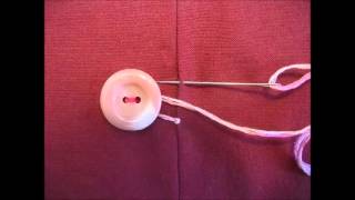 How to Make a Hand Stitched Button Loop [upl. by Gamal591]