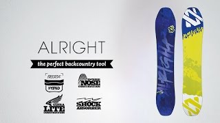 Alright  Volkl Snowboards 1516 Product Review  Freeride AllMountain [upl. by Nylassej]