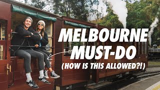 We Finally Went On PUFFING BILLY Railway A Cool Melbourne Train [upl. by Boor]