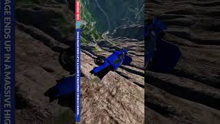 BREAKING NEWS  LATEST UPDATE WHEN A VEHICLE OVERTAKES AND SLAMS INTO ONCOMING beamngcrashes [upl. by Reneta]