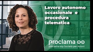 Come fare la COMUNICAZIONE PREVENTIVA di lavoro OCCASIONALE [upl. by Adelheid723]