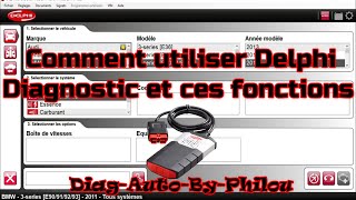 Comment utiliser Delphi Diagnostic et ces fonctions [upl. by Faso]