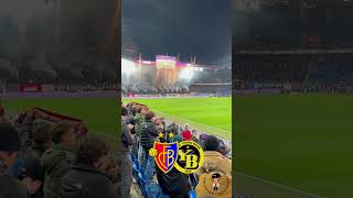 FC BASEL 🆚 YB🔥basel fcb fcbasel yb youngboys ultras football [upl. by Hawkie]