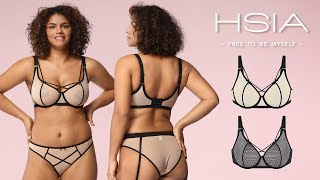 HSIA Product Show Punk Chic Strappy Unlined Balconette set [upl. by Natiha]