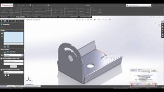 Curso y Tutorial de Solidworks  CHAPA METALICA PIEZA 1 [upl. by Lika]