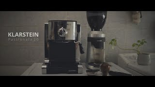 Klarstein Passionata 20 mit Graef CM 800  Vorstellung und Kaffeezubereitung [upl. by Tess729]