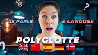 Je parle 5 langues  5 conseils de Polyglotte pour parler anglais couramment [upl. by Gisele]