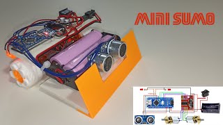 DIY Mini Sumo Robot [upl. by Ynettirb]