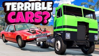 The WORST Cars Are Actually Fun For Police Chases in BeamNG Drive Mods [upl. by Tnek414]