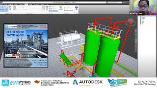 AutoCAD Plant 3D to Navisworks [upl. by Ralyks]